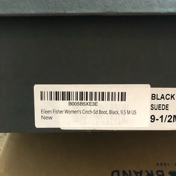 NEW EILEEN FISHER Boots Cinch Suede Block Heel - Picture 11 of 12